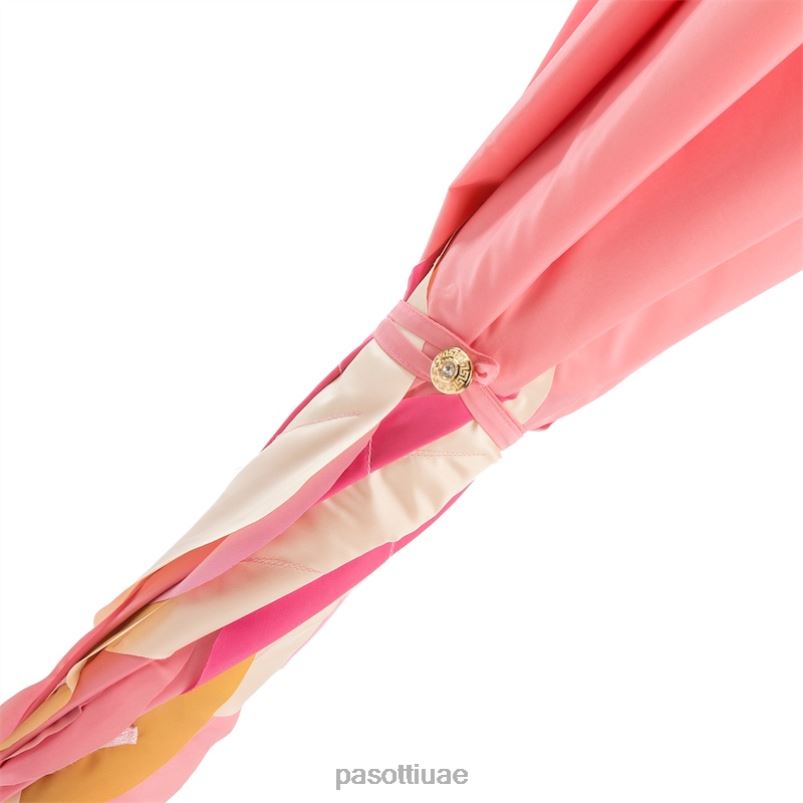 مظلة | 163 sum-3 s7 - مظلة وردية جميلة بأوراق الشجر وقماش مزدوج PASOTTI Z446V517